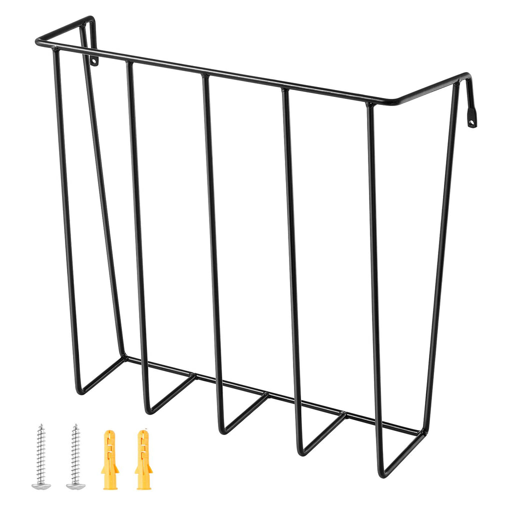 Livestock Hay Feeder, 24 Gallons Large Capacity, Heavy-Duty Steel Goat Hay Rack, 27'' Long Wall Mounted Horse Hay Holder, Multiple Sided Feeding Rack for Sheep Farm Livestock Indoor Outdoor