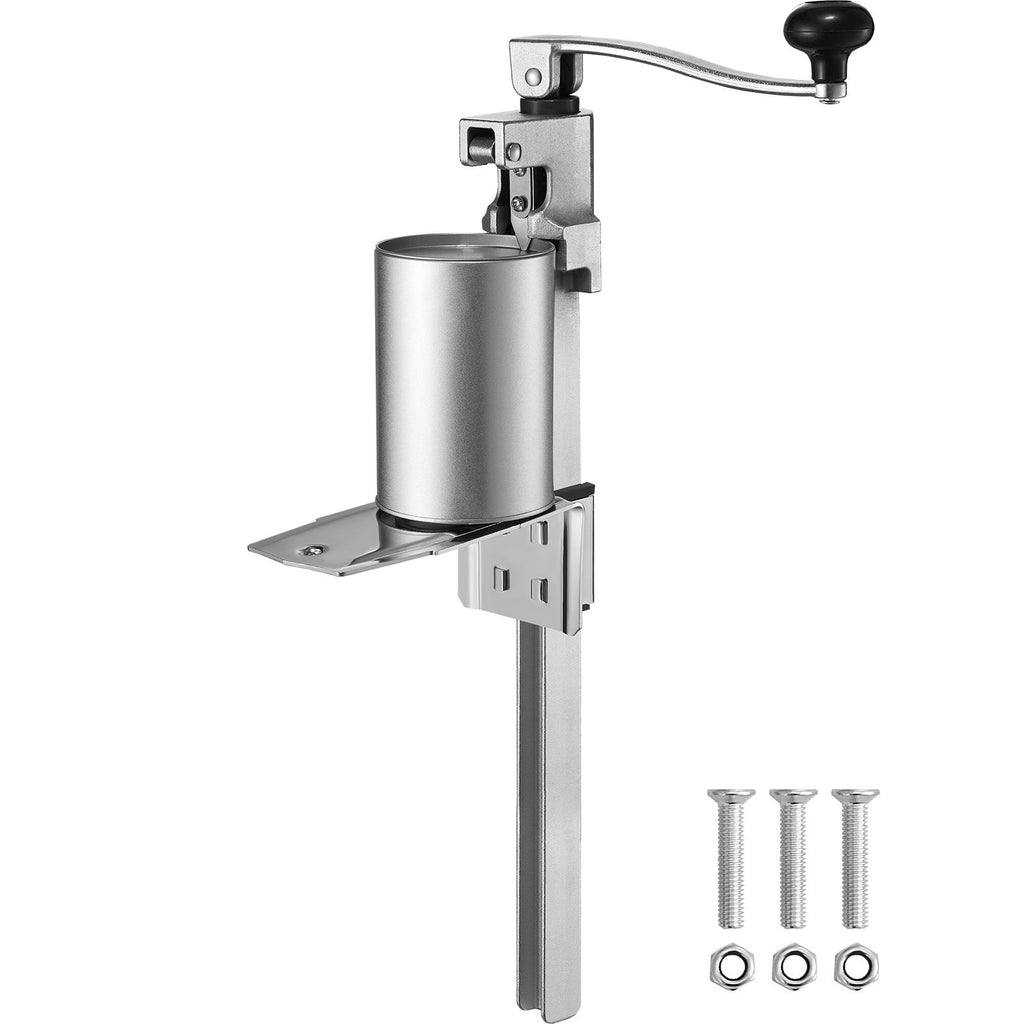 Manual Can Opener, Sturdy Tabletop Can Opener for Big Cans, Durable with Stand, Height-Adjustable Professional Jar Opener, Suitable for Cans Up to 11.8" High, Ideal for Restaurants, Hotels, H