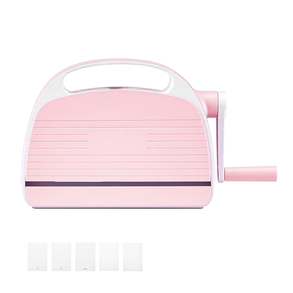Manual Die Cutting and Embossing Machine, 6" Opening, Portable Die Cut Machine with Cutting Plates, Ergonomic Handle, Easy to Store, for Arts and Crafts, Scrapbooking, Card Making, Crafting