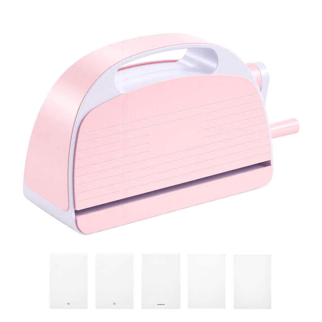 Manual Die Cutting and Embossing Machine, 9" Opening, Portable Die Cut Machine with Cutting Plates, Ergonomic Handle, Easy to Store, for Arts and Crafts, Scrapbooking, Card Making, Crafting
