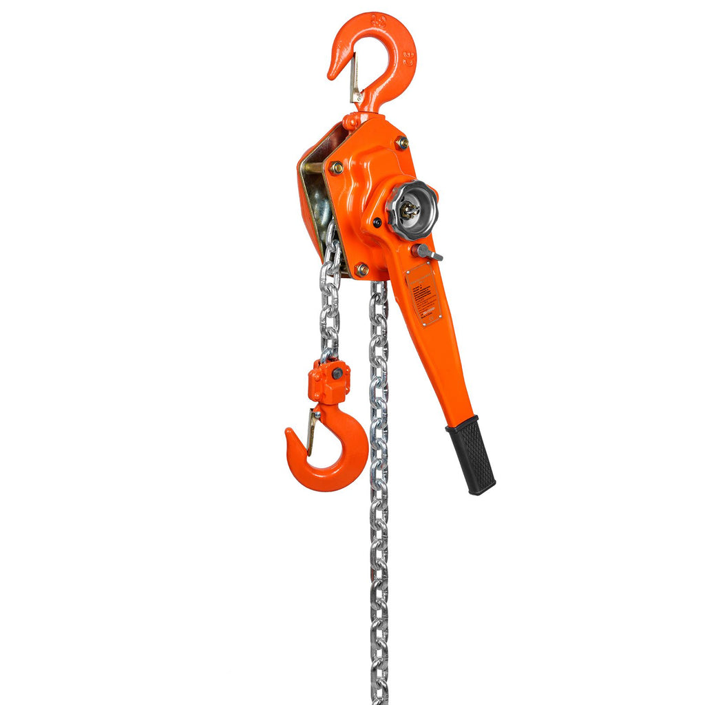 Manual Lever Chain Hoist, 3 Ton 6600 lbs Capacity 20 FT Come Along, G80 Galvanized Carbon Steel with Weston Double-Pawl Brake, Auto Chain Leading & 360° Rotation Hook, for Garage Factory Dock