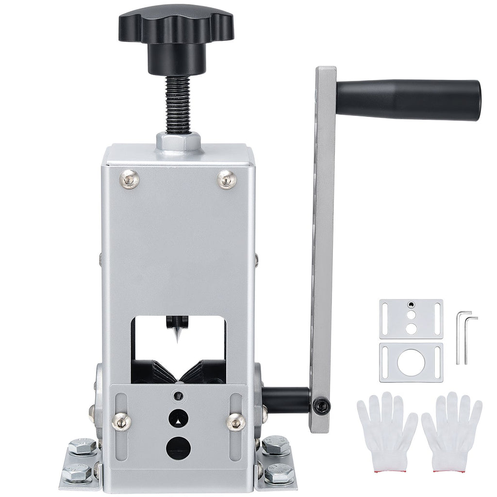 Manual Wire Stripper Machine, 0.06-1.18 in, Copper Cable Stripper Tool, Hand Crank or Drill Powered Modes, Heavy-Duty Q235 Frame Wire Stripping Machine, Easy to Use, for Scrap Copper Recycling