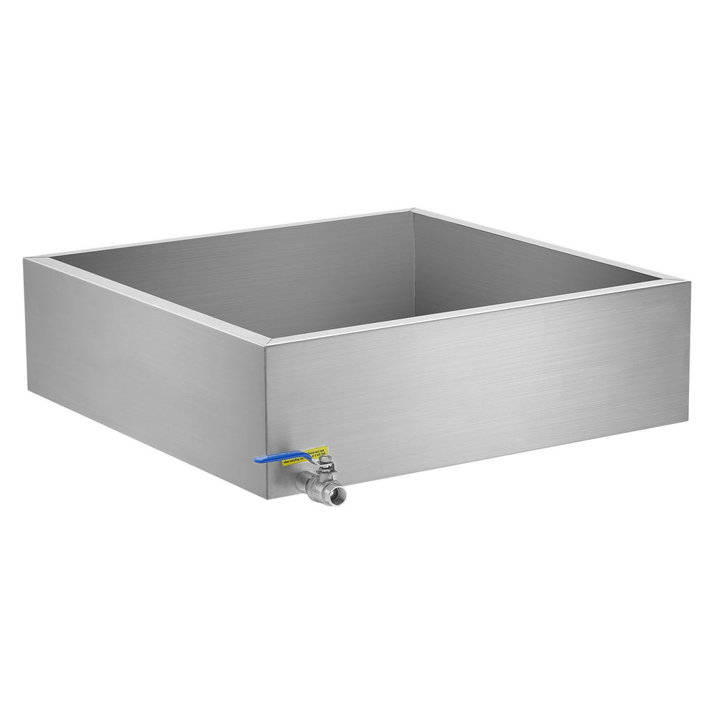 Maple Syrup Evaporator Pan, 17.5 Gallon, 254 Cups of 8.8oz Maple Syrup, Flat Evaporator Pan with 1 Valve and 3 Heating Methods, 304 Stainless Steel Maple Syrup Pan for Home, Outdoor