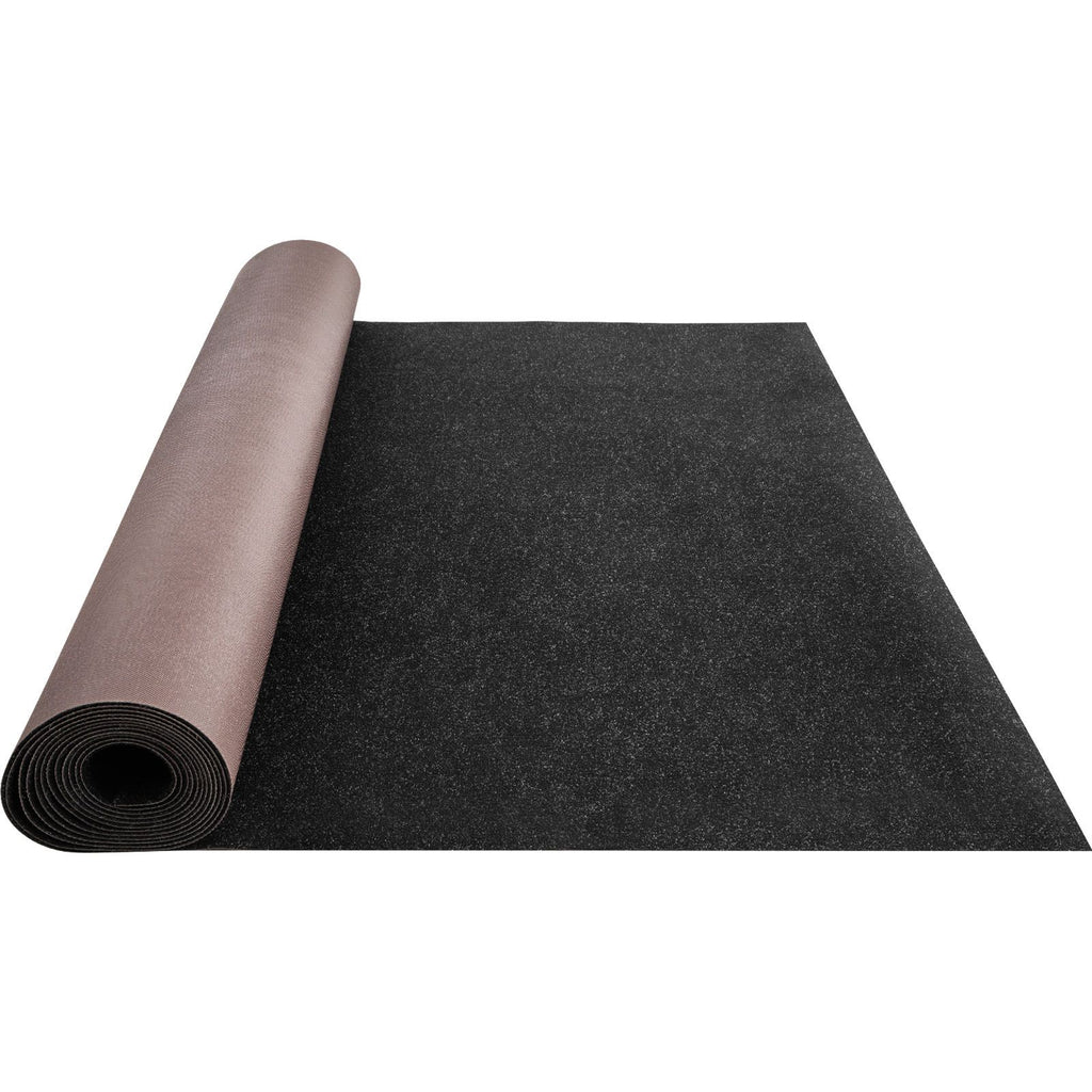 Marine Carpet, 6 x 13 ft Boat Carpeting, Charcoal Black Marine Grade Boat Carpet, Indoor/Outdoor Marine Carpeting with Water-proof TPR Backing, Water-proof Carpet Roll for Home, Patio, Porch, De