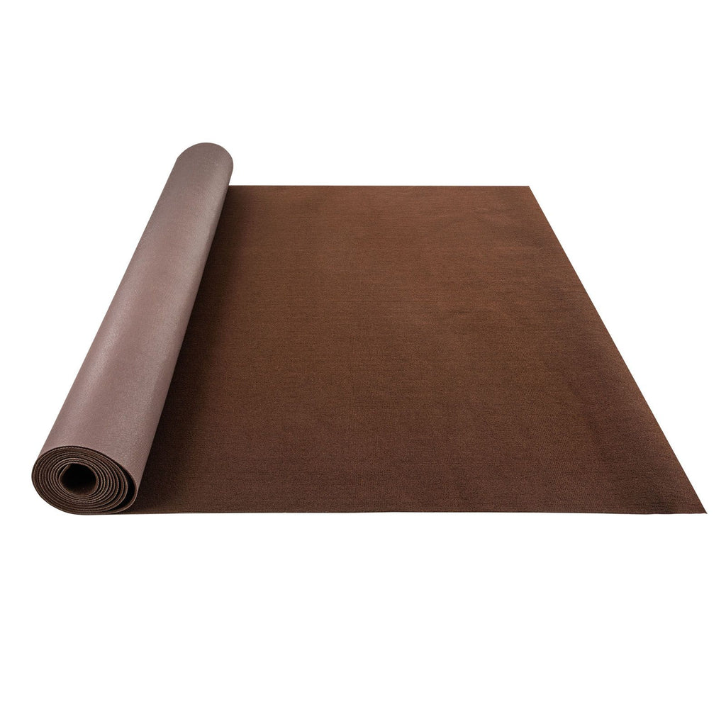 Marine Carpet, 6 x 18 ft Boat Carpeting, Deep Brown Marine Grade Boat Carpet, Indoor/Outdoor Marine Carpeting with Water-Proof TPR Backing, Water-Proof Carpet Roll for Home, Patio, Porch, Deck