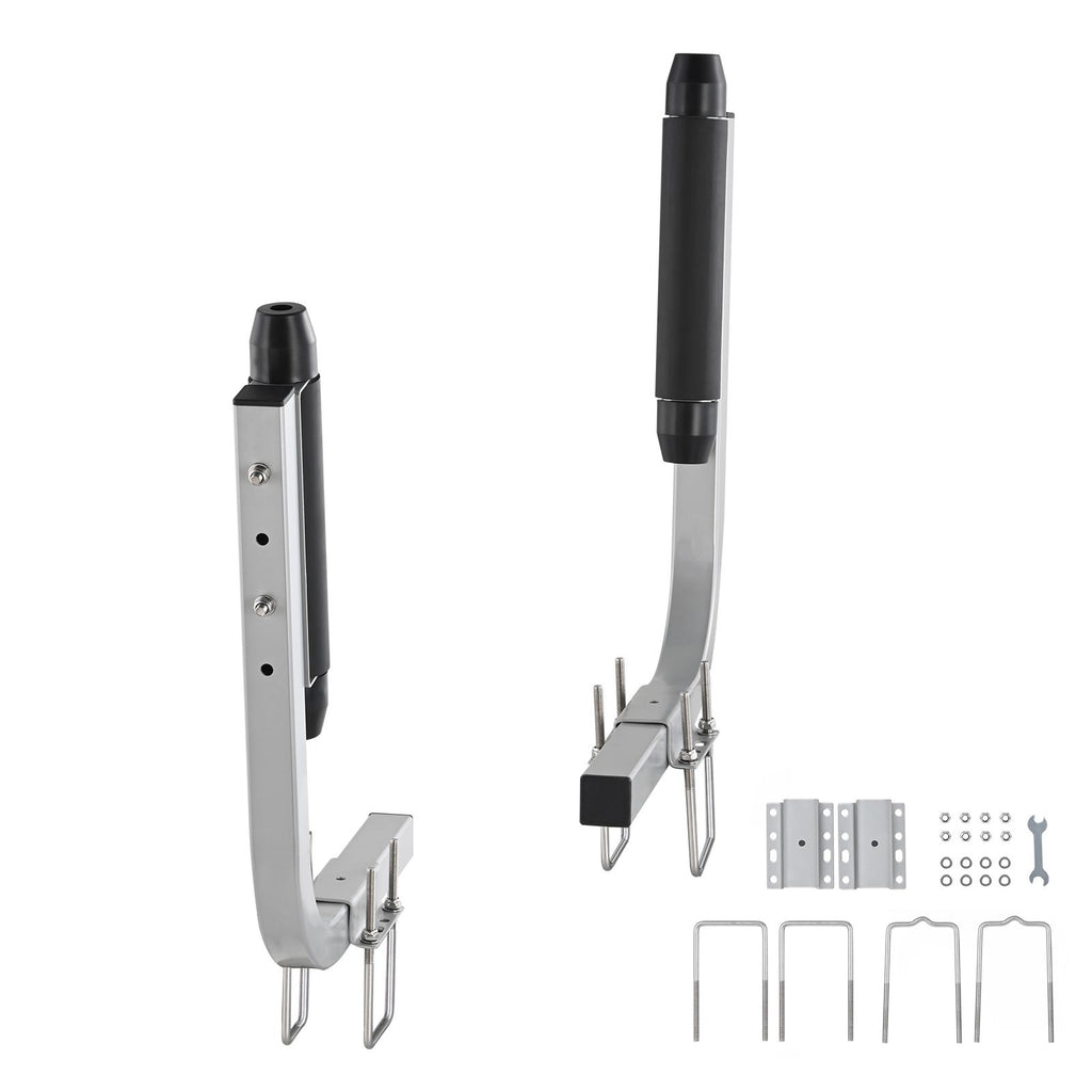 Marine Trailer Guide Set, 20.5' Flexibly Adjustable Poles, Pair of Steel Anti-Rust Guides, Durable Roller Support for Ski, Fishing, or Sailboat Trailers 2024