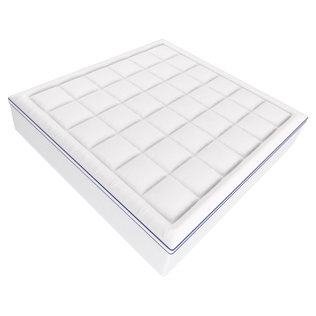 Mattress Topper, King Size, 4 in Thickness, Memory Foam, Fiber Fill, Detachable & Washable, Ergonomically Designed for Pressure Relief, Comfortable Cooling & Breathable, Ideal for Hot Sleepers