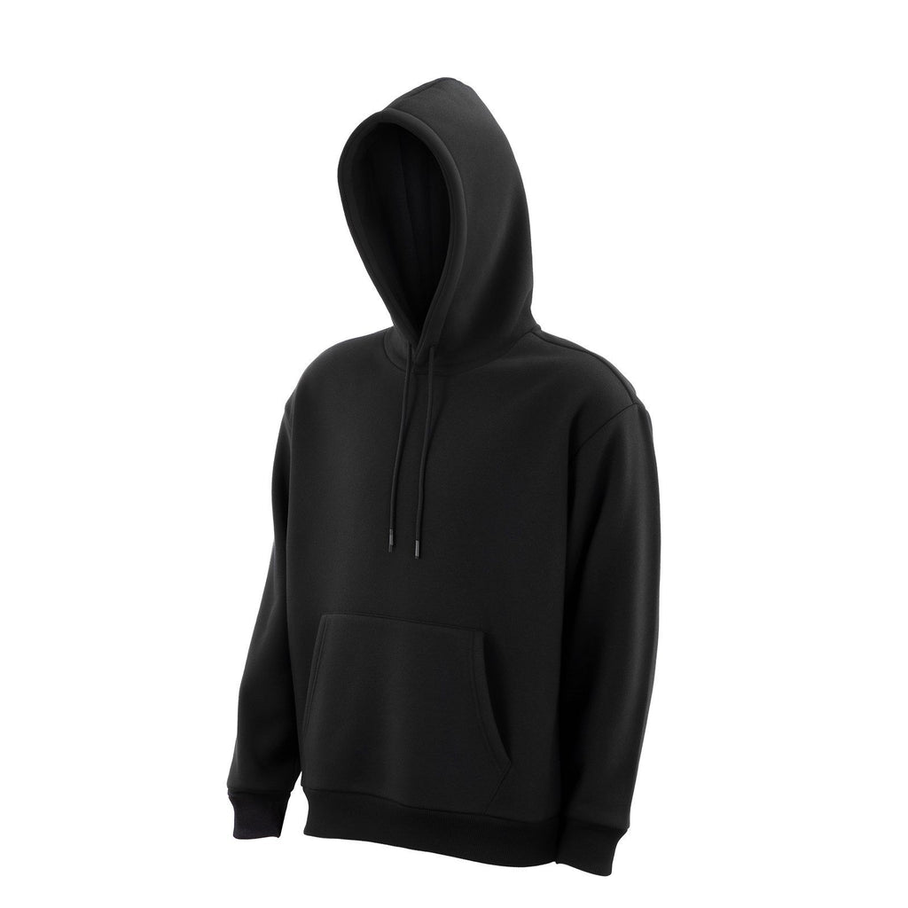 Men Pullover Hoodie, X-Large Size, Fleece Long Sleeve Comfy Casual Basic Pullover Hooded Sweatshirt, Warm & Skin-friendly, Practical & Trendy, Black Hoodie with Large Pocket for Fall & Winter