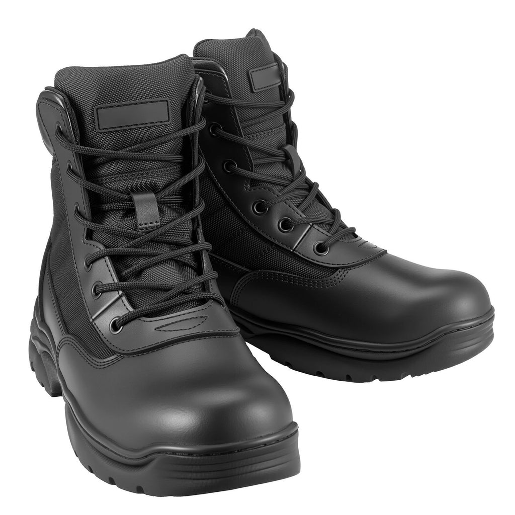 Men's Military Tactical Boots, 6 inch Combat Hiking Work Boots, Lightweight & Breathable & Sturdy Mens Motorcycle Interceptor Trooper Boot, for Outdoor Security Mountaineering, US Size 10