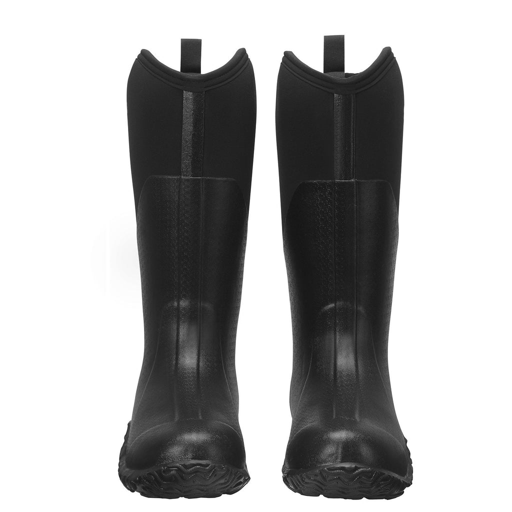 Men's Rubber Boots, Protective Footwear, Waterproof Anti Slip Hunting Boots, Gardening Insulated Mud Boots, Protective Footwear, Lightweight & Durable, for Manufacturing, Farming, Size 11 US