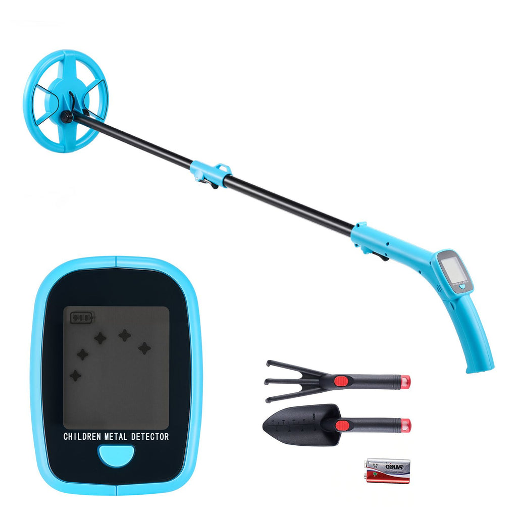 Metal Detector, 4", Lightweight Metal Detector with LCD Display, 6" IP68 Waterproof Search Coil, Adjustable 25.6"-36.6" High Accuracy Gold Detector, Easy to Use, for Detecting Gold Exploration