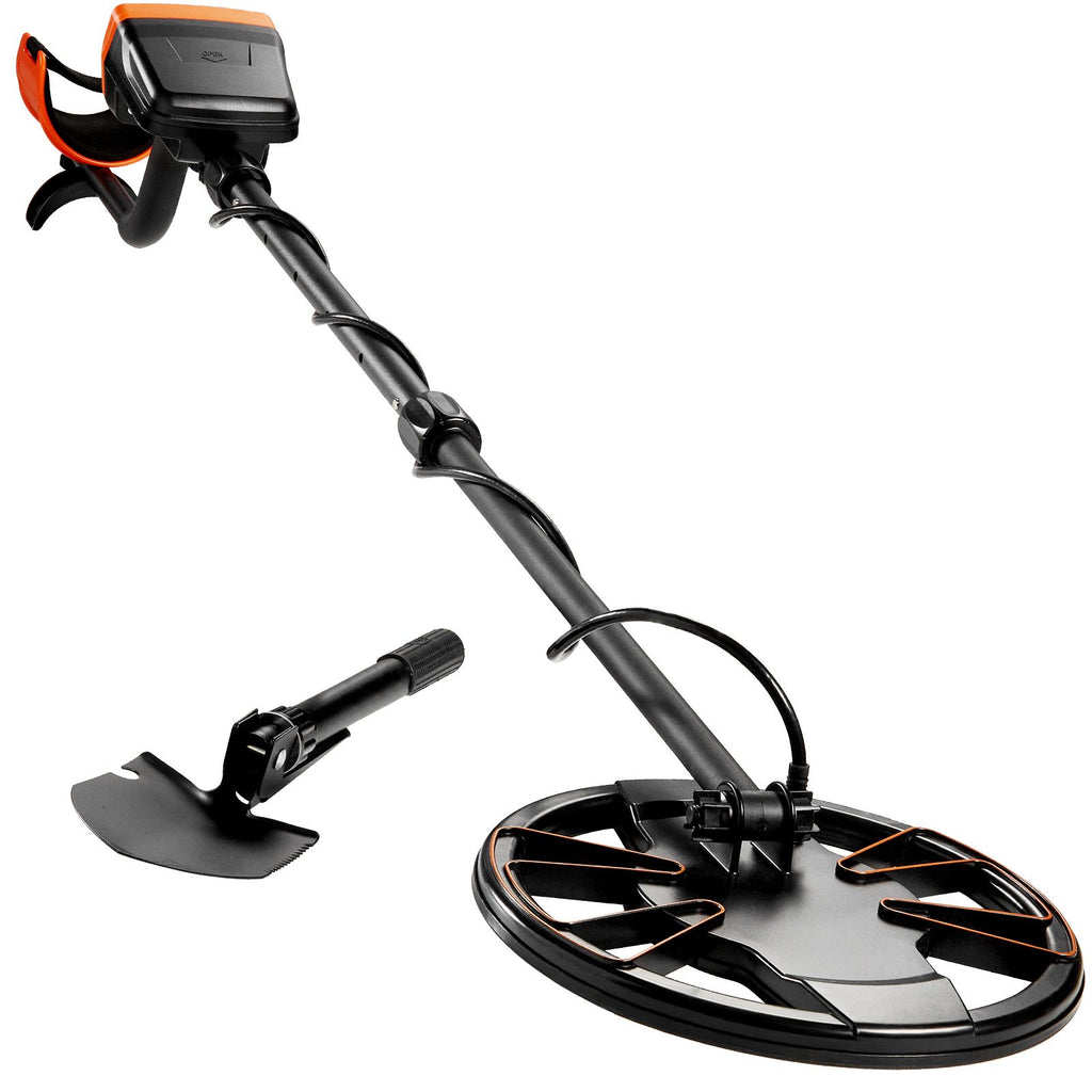 Metal Detector for Adults & Kids, 10 Inch Waterproof Search Coil with LCD Display 7 Modes, Adjustable 41''-52'' Aluminum Stem, DSP Chip Higher Accuracy Gold Detector 10'' Detection Depth