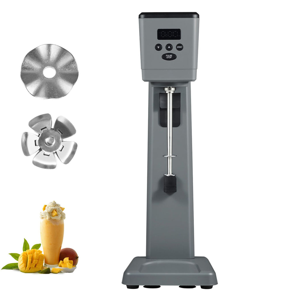 Milkshake Maker, 375W Electric Milkshake Machine, Single Head Drink Mixer Blender Machine, LED Intelligent Microswitch, 3-Speed Milkshake Mixer with 820 ml Stainless Steel Cup