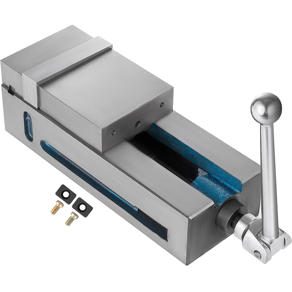Milling Vise 4"/100mm,Bench Clamp Vise Nodular Cast Iron Material,Clamping Vise Clamping Force 19KN Max, Milling Machine Vise