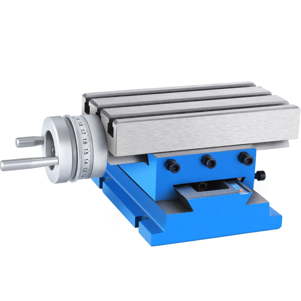Milling Working Table - 7.3 X 4 Inch Worktable - Compound Slide Table Milling Working Cross Table Machine for All Drill Stands Bench Drilling Milling Machine (7.3" X 4")