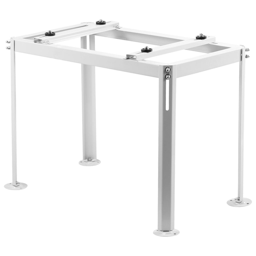 Mini Split Ground Stand, Adjustable Anti-Vibration Mini Split Stand for 9000-18000 BTU Ductless Air Conditioner Heat Pump, Heavy Duty AC Base Bracket Floor Mount w/ 441LBS Max. Load Capacity