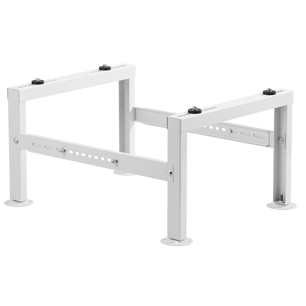 Mini Split Ground Stand, Adjustable Anti-Vibration Mini Split Stand for 9000-60000 BTU Ductless Air Conditioner Heat Pump, Heavy Duty AC Base Bracket Floor Mount w/ 770LBS Max. Load Capacity