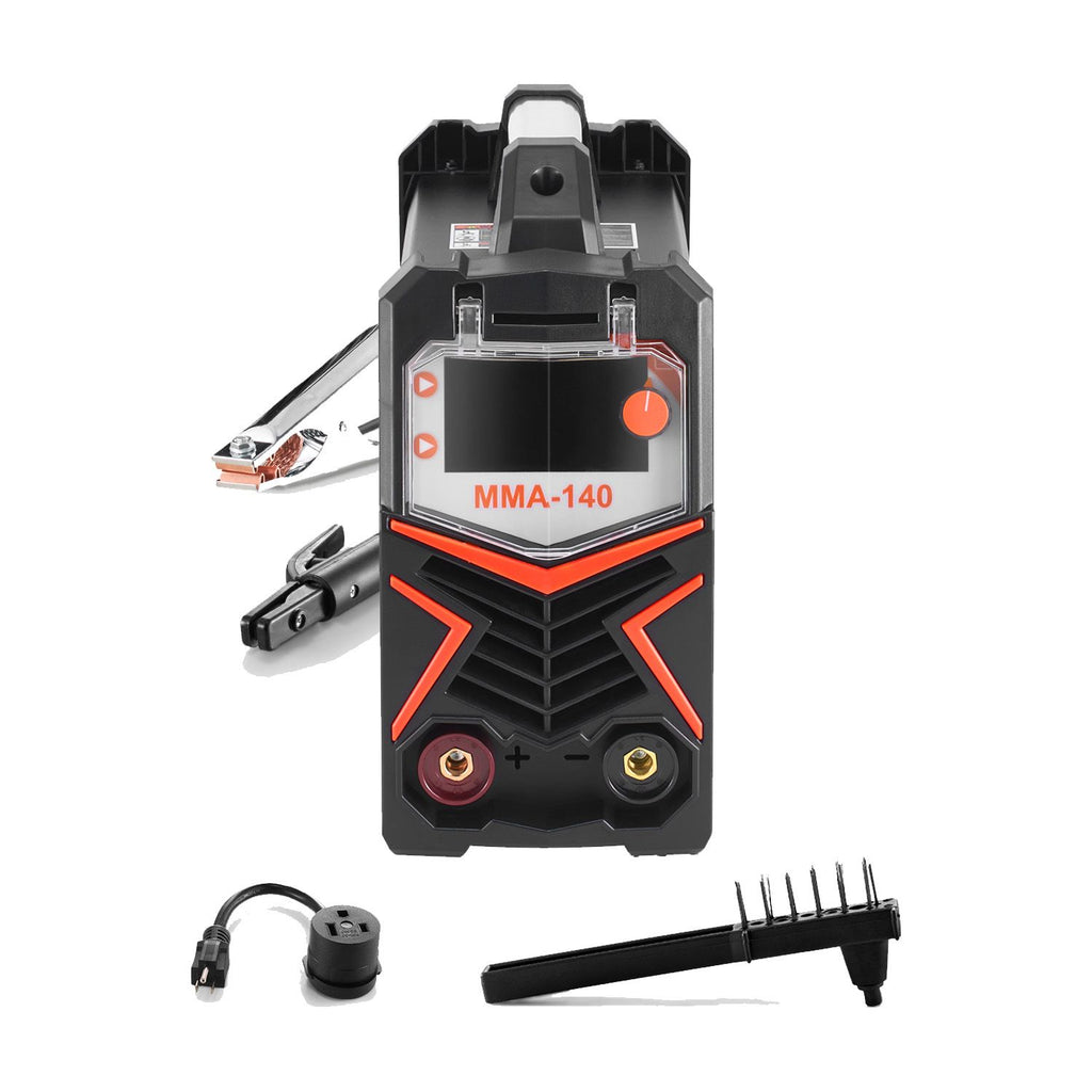 MMA Welder, 205A 2-in-1 MMA Lift TIG Stick Welding Machine, 110/220V Dual Voltage IGBT Inverter Welder Machine with Digital Display, Hot Start Arc Force Anti-Stick (Lift Torch Not Included)