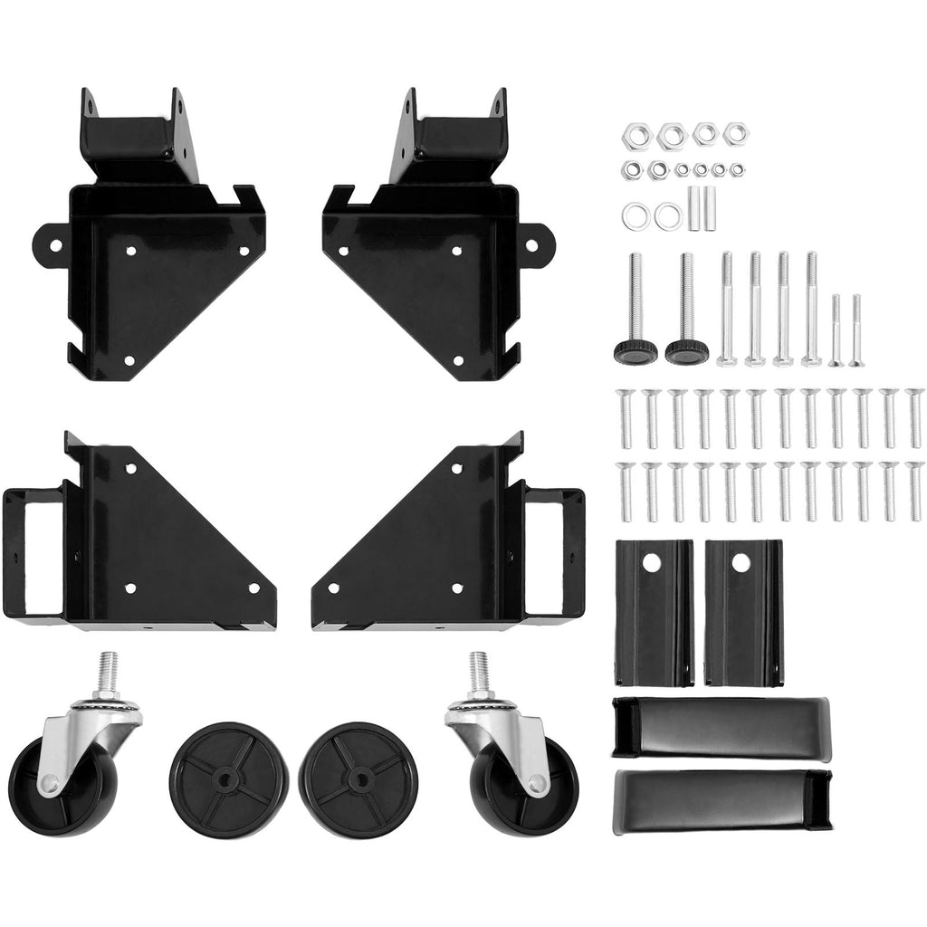 Mobile Base, 400 lbs Weight Capacity, Adjustable from 9.5" x 9.5" to Infinity, Heavy Duty Universal Mobile Base Stand with Swivel Wheels for Woodworking Equipment, Bandsaw, Power Tools, Machines