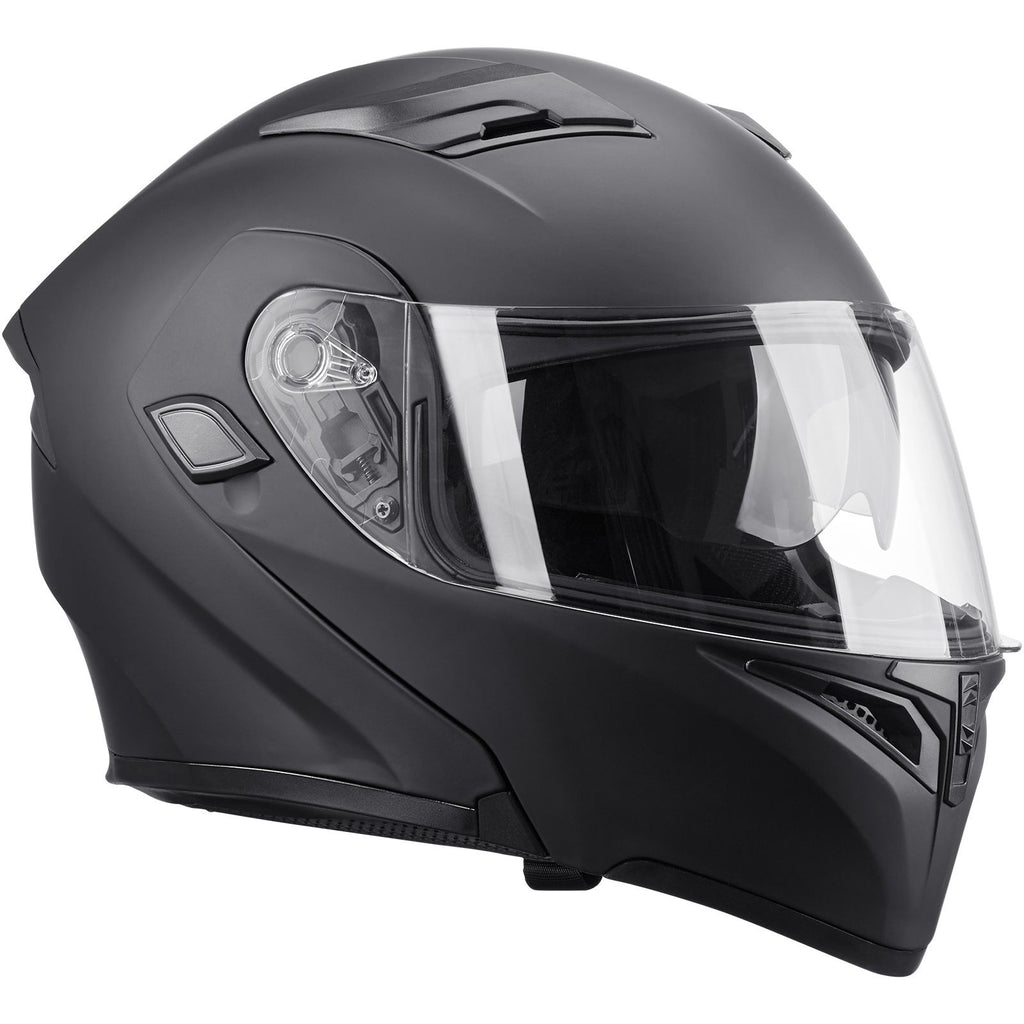 Motorcycle Helmet, Unmasked, Smart Street ABS & High Density Helmet with Bluetooth Slot & Interchangeable Lens, DOT Approved Comfortable Motocross Helmet, Fit for Youth & Adults