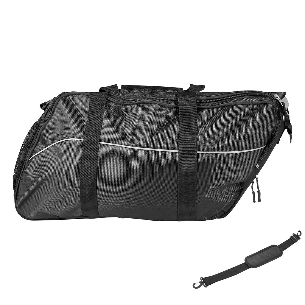 Motorcycle Saddlebag Liner Bag, 18 L Insert Storage Travel Luggage Bag Organizer, Compatible with Harley Davidson 1993-2022 Touring Road/Street Glide/Electra Glide/Road King Saddlebag, Black