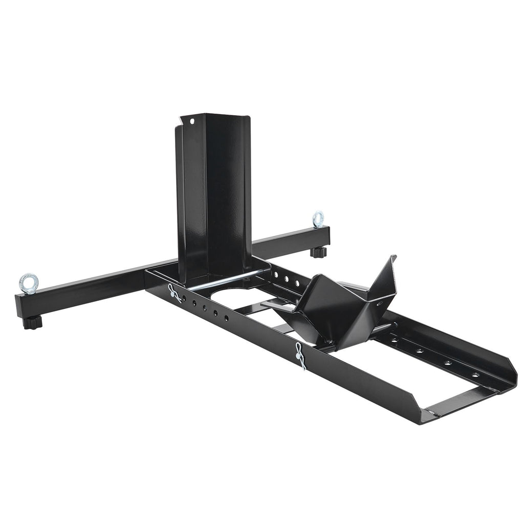 Motorcycle Wheel Chock Upright, 1800 lbs Capacity, Heavy-duty Steel Motorcycle Front Wheel Stand with 6 Adjustable Holes, For 15"-22" Off-Road Motorcycles, Standard Motorcycles