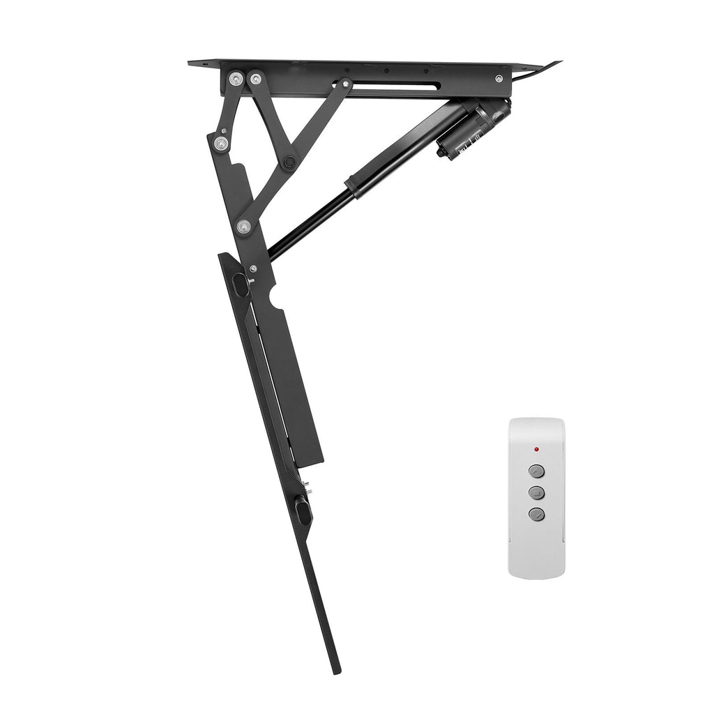 Motorized Ceiling TV Mount, TV Wall Mount for 32 to 65 Inch TV, Electric Adjustable Ceiling TV Mount, Motorized Flip Down TV Mount Bracket with Max VESA 24 x 24 in, Fits TVs Up to 88 lbs