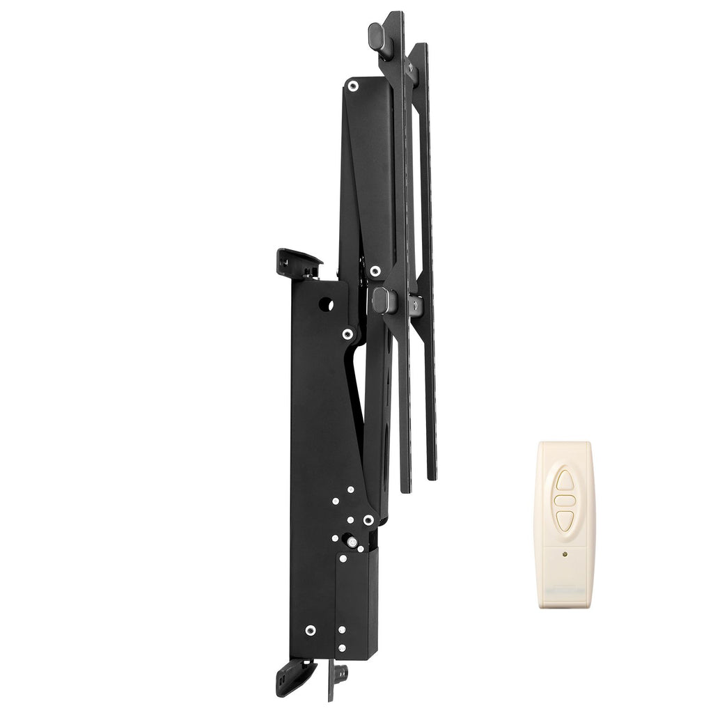 Motorized TV Wall Mount, TV Mount for 32 to 65 Inch TV, Electric Adjustable Ceiling TV Mount, Motorized Flip Down TV Mount Bracket with Max VESA 24 x 24 in, Fits TVs Up to 88 lbs