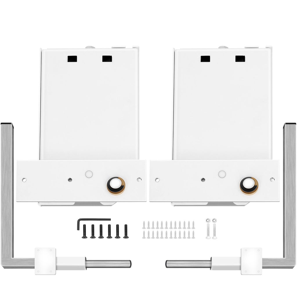 Murphy Mounting Wall Springs Mechanism Heavy Duty Support Hardware DIY Kit for Queen Twin Size Bed (Horizontal), White