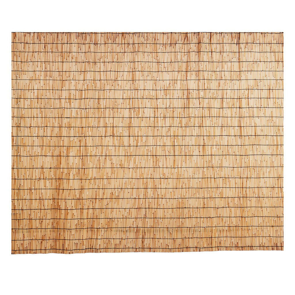 Natural Reed Fencing, 4 ft x 16.4 ft, Reed Screen Curtain Balcony Reed Fence Roll for Outdoor Backyard Patio, Decorative Fence for Backyard Garden Fencing Divider, Privacy Screen Panel Curtain