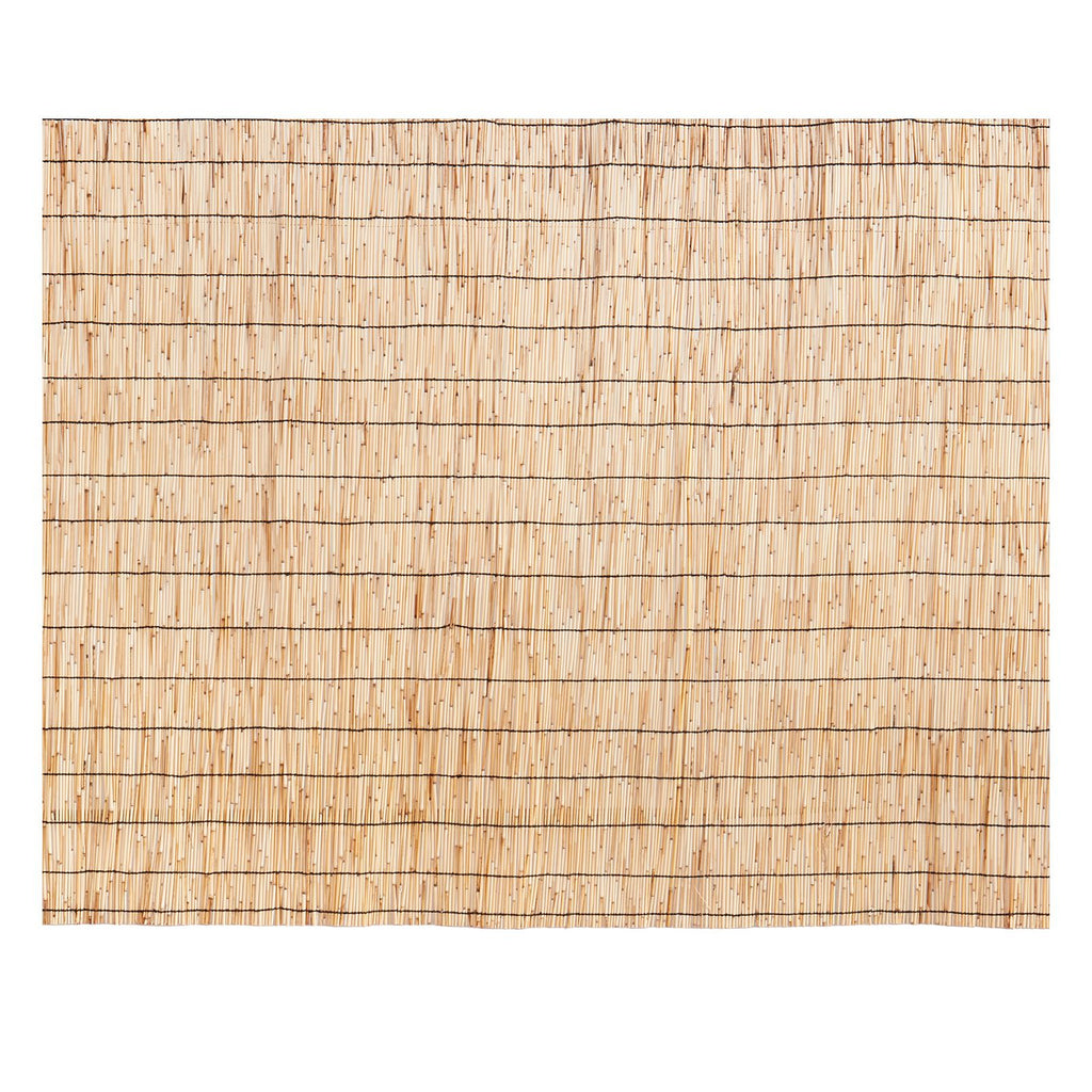 Natural Reed Fencing, 5.5 ft x 16.4 ft, Reed Screen Curtain Balcony Reed Fence Roll for Outdoor Backyard Patio, Decorative Fence for Backyard Garden Fencing Divider, Privacy Screen Panel Curtain