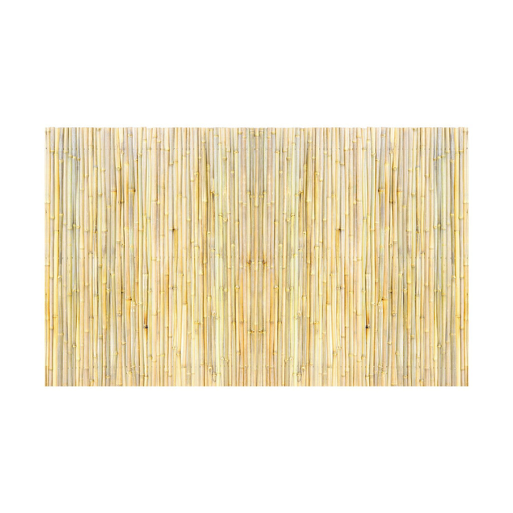 Natural Rolled Bamboo Fence, Eco-Friendly Bamboo Privacy Fence 4 ft H x 8 ft L x 0.75 in D. , Decorative Bamboo Privacy Screen for Garden, Backyard, Balcony, Patio, Pool Side