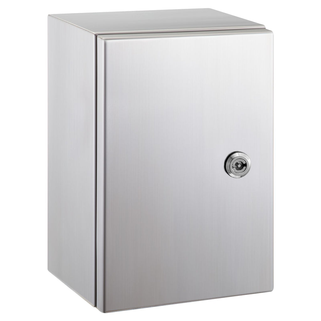 NEMA Stainless Steel Enclosure, 16 x 12 x 8\'\' NEMA 4X Steel Electrical Box, IP66 Waterproof & Dustproof, Outdoor/Indoor Electrical Junction Box, with Mounting Plate