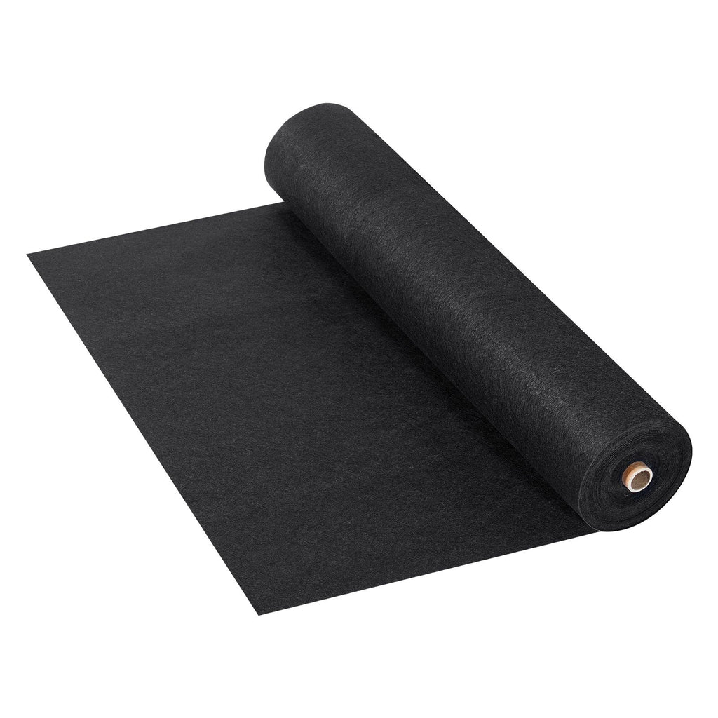 Non Woven Geotextile Fabric Under Gravel, 6x50FT 8OZ Driveway Fabric Landscape Fabric, Heavy Duty Weed Barrier Fabric, Ground Cover Weed Control Fabric, French Drains Drainage Fabric, Black