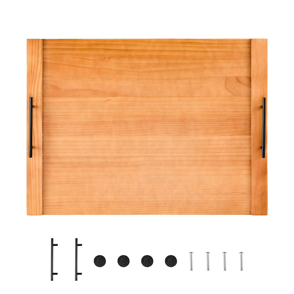 Noodle Board Stove Cover, Stove Top Cover Board for Gas Burners & Electric Stove, Pine Wood Cutting Board with Handles, RV Stovetop Cover/ Kitchen Sink Cover for Counter Space & Tray, Natural
