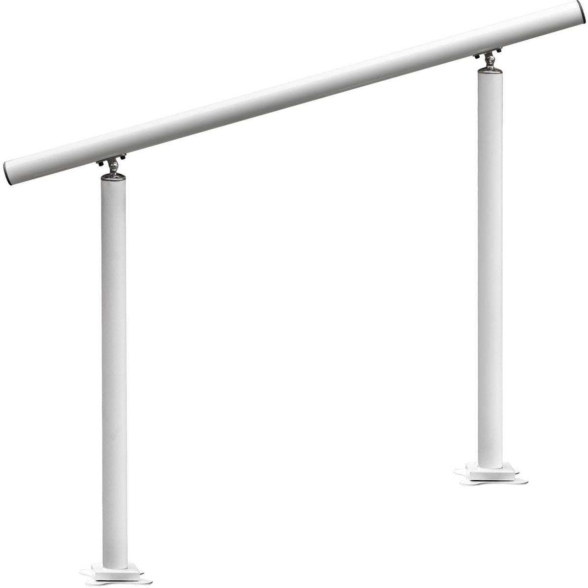 Outdoor Stair Railing Kit, 3 FT Handrails 2-3 Steps, Adjustable Ang ...