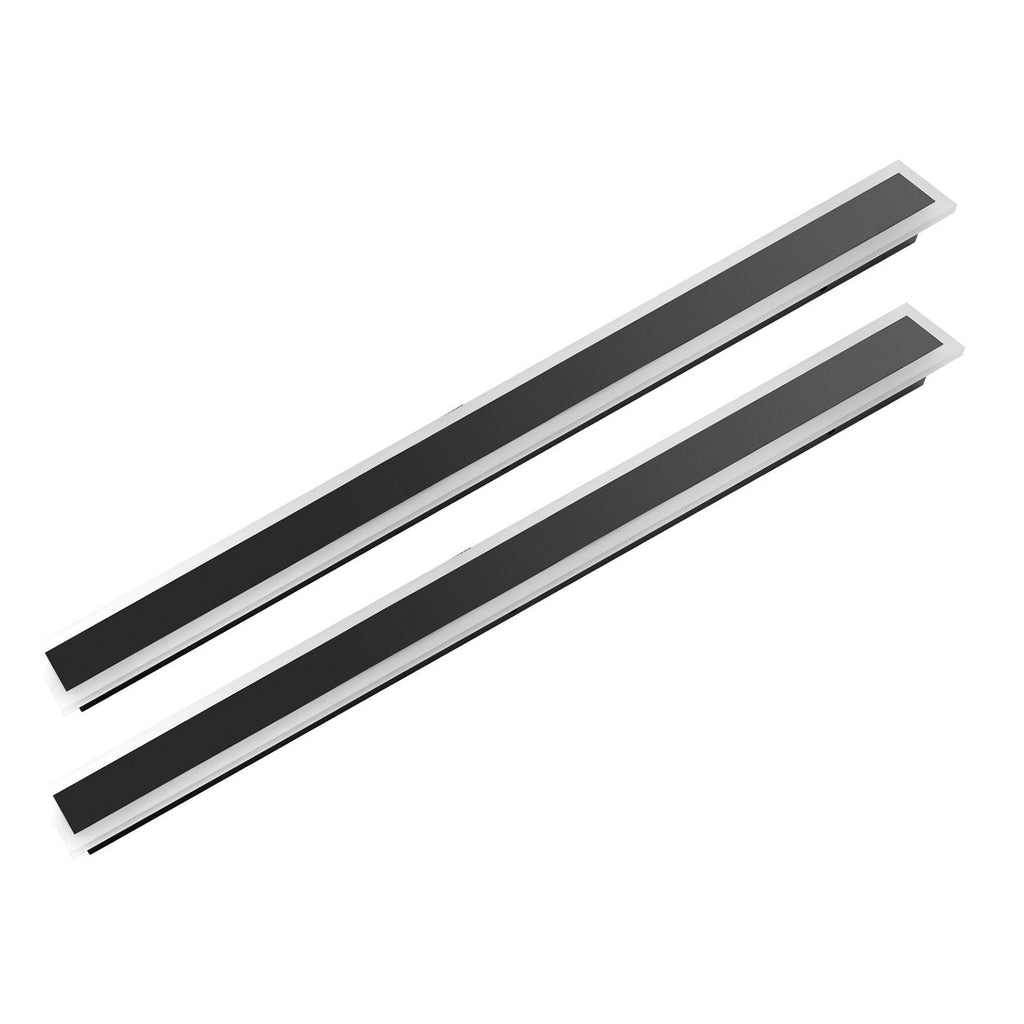 Outdoor Wall Lights, 2 Pack, 47.2 Inch Long Strip Modern Exterior Wall Sconce Light Fixtures, 3000K Warm White, IP65 Waterproof Anti-Rust Outside Wall Mount Lighting, for House, Porch, Garage