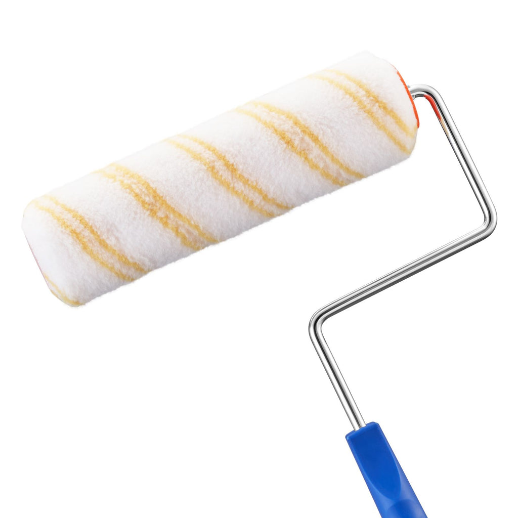 Paint Roller Covers, 12 Pack 9 Inch Shedless Roller Covers, 3/8 Inch Nap High Dense Roller Covers for Roller Frame & Paint Roller Kit, Paint Rollers for Painting Walls, House Painting Supplies image 2