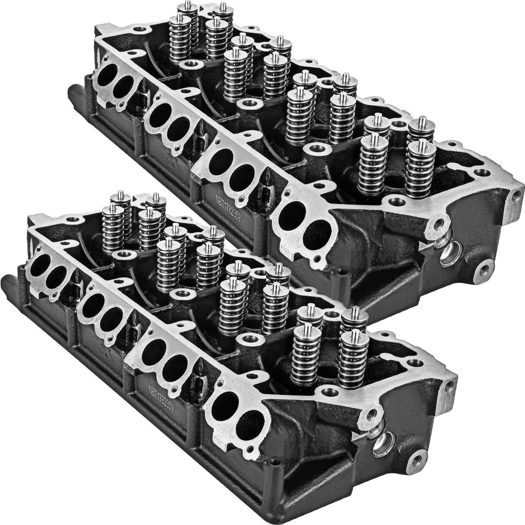 Pair Cylinder Heads for Ford 6.0 Turbo Diesel Truck 18mm Bare Casting No Core