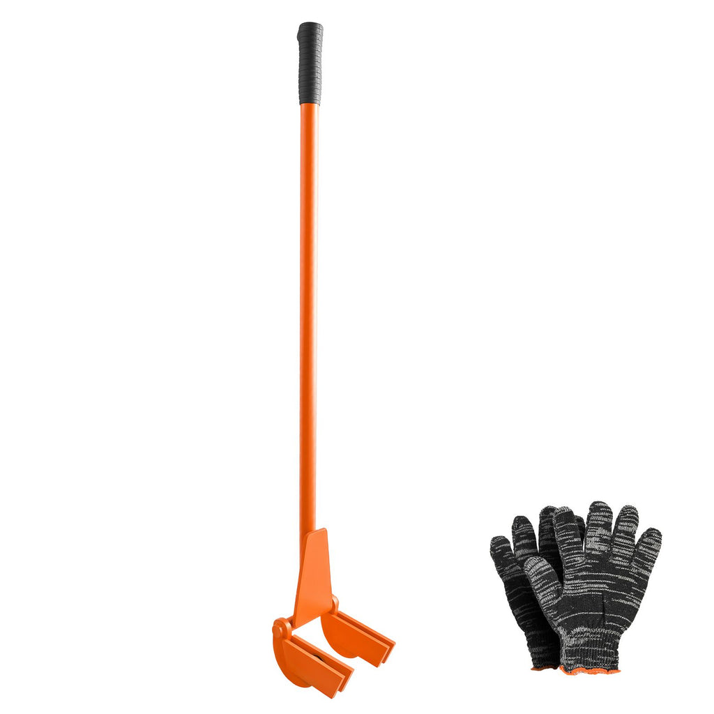 Pallet Buster Tool, 40 Inch Carbon Steel Handle Wrecking Pry Bar, 2000 lbs Weight Capacity, Heavy Duty Deck Board Removal Tool, Breaker Bar for Flooring, Framing, Roofing, Trim, Drywall