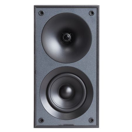 Passive Bookshelf Speaker, 300W, Book Shelf Stereo Speakers with 4-Inch Woofer and 1-Inch Tweeter, Detachable Grille, 70Hz-20KHz Frequency Response, Wooden Enclosure, for Home Theater (1 Pair)