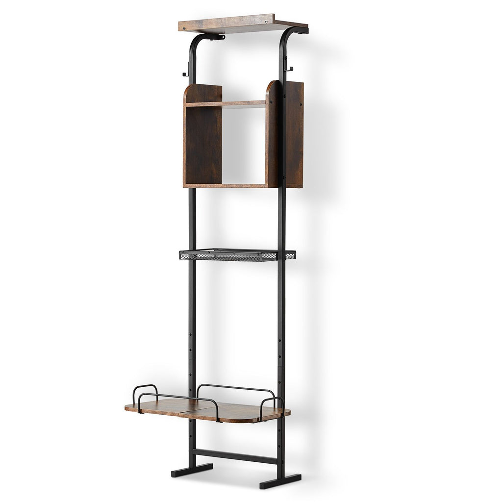 Pet Feeding Station with Storage, Elevated Dog Bowls, Raised Dog Bowl Stand, Dog Food Storage and Feeder Station with Storage Shelves, Pet Toy Storage Organizer, for Large Medium Small Dogs