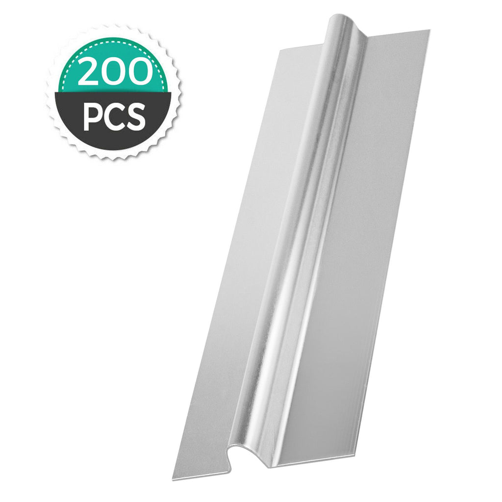 PEX Heat Transfer Plates, 200 pcs Box Radiant Heat Transfer Plates, 2ft Aluminum PEX Heat Transfer Plates, 1/2 inch Heat Transfer Plates Designed for PEX Tubing