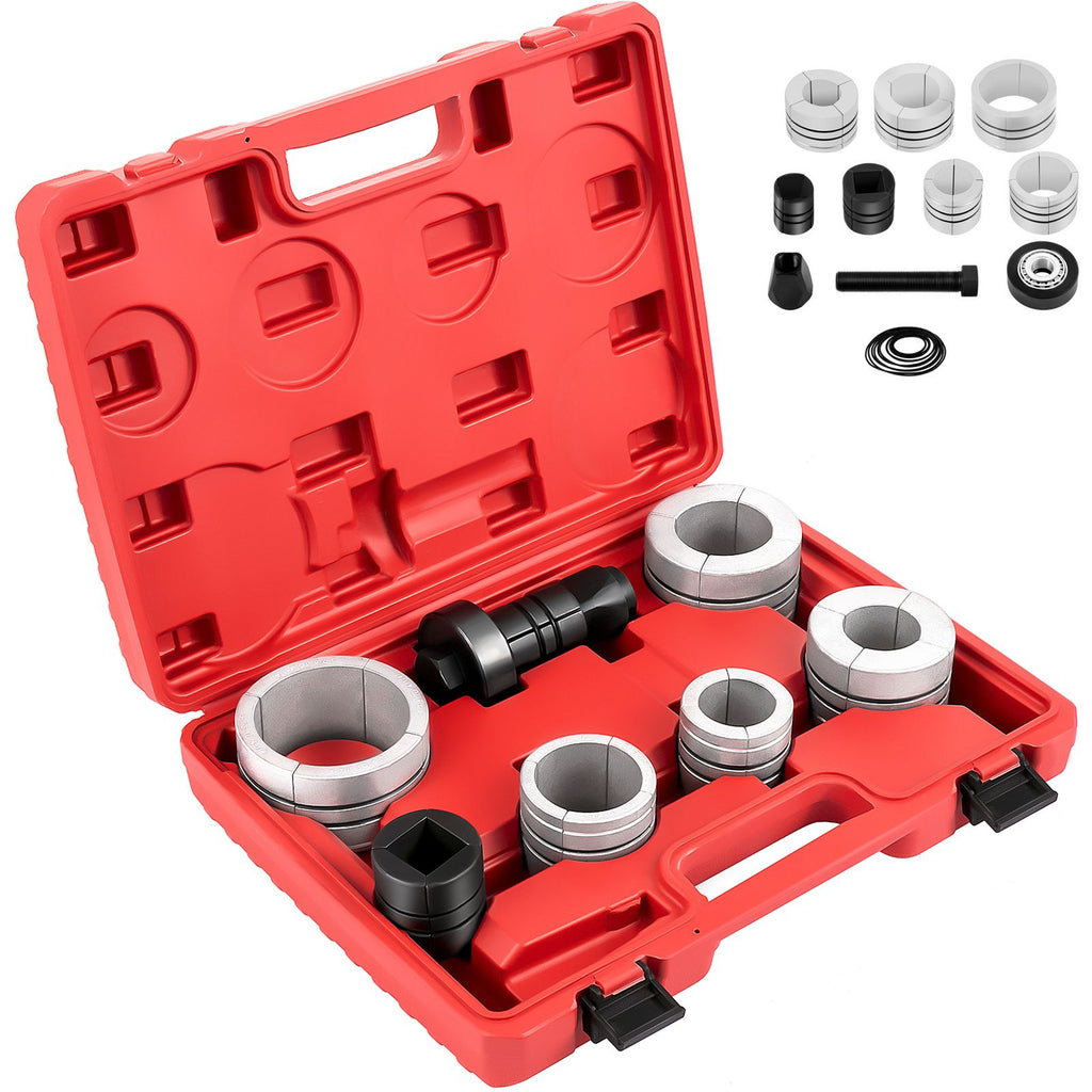 Pipe Stretcher Kit, Exhaust Pipe Stretcher Kit 1-5/8\" to 4-1/4\", Exhaust Pipe Expander Kit for Tail Pipe Tube, Exhaust Pipe Expander Tool with Storing Case, 7 Pcs Pipe Expander, Exhaust Stretc