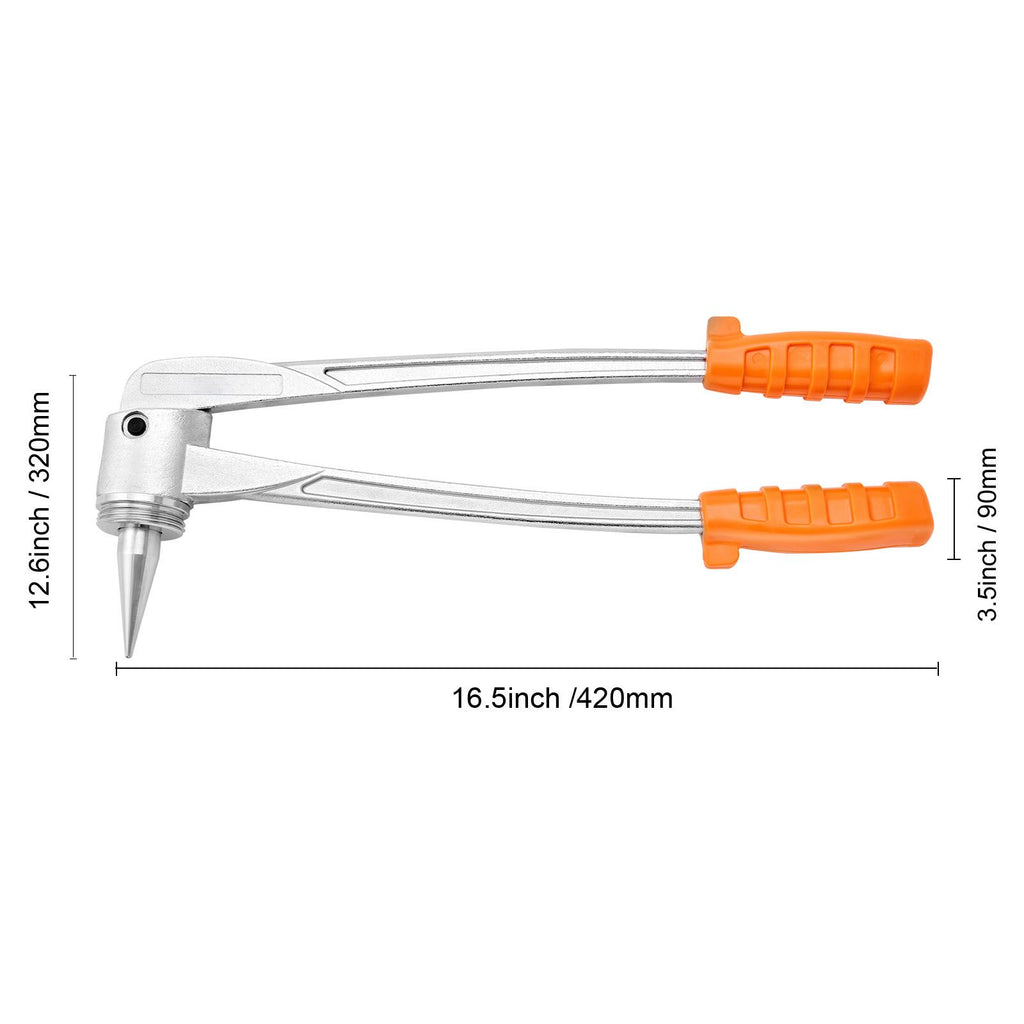 Pipe Tube Expander, 1/2", 3/4", 1" OD PEX Tubing Expander, Professional Manual Lever PEX Tools Expander, with 3 Expansion Heads, Pipe Cutter for PEX Tubes