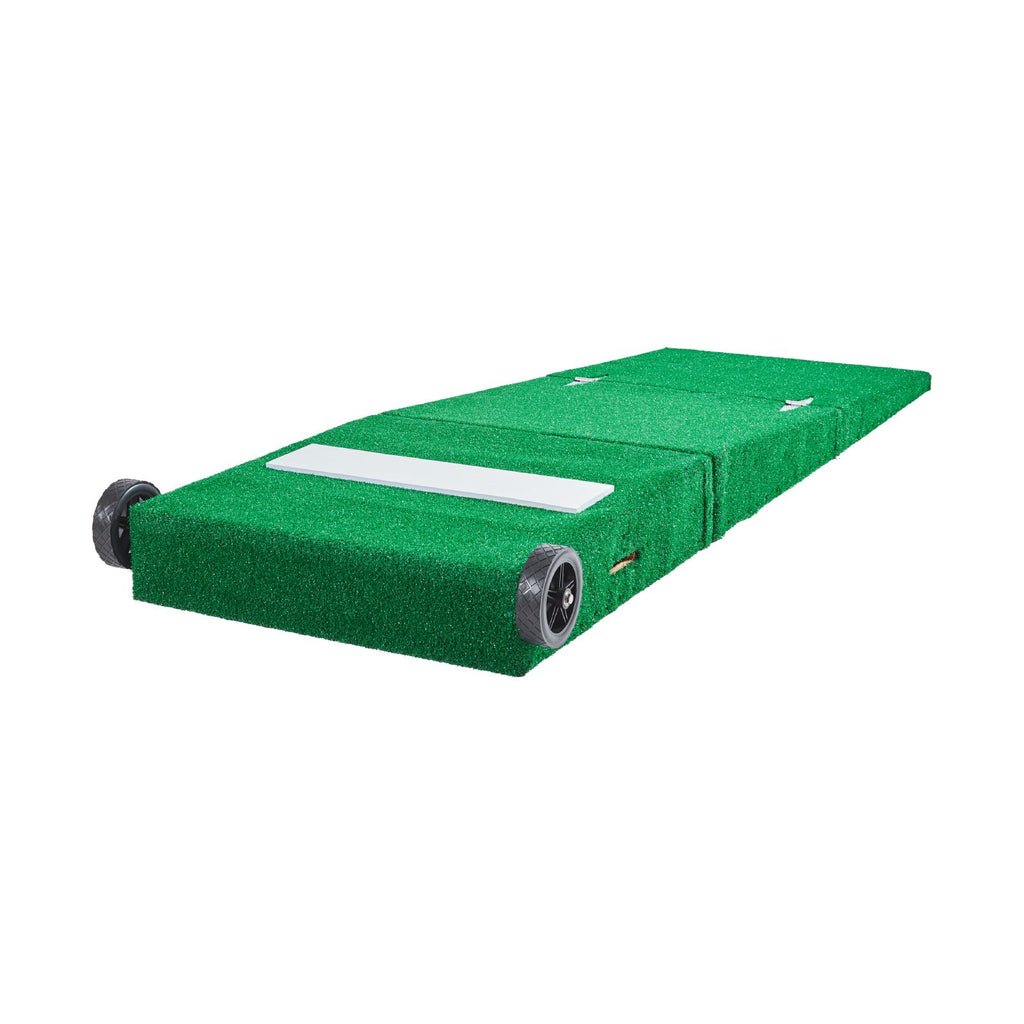 Pitching Mound, Portable Baseball Pitcher's Mound, 90 in IIndoor Outdoor Pitching Practice and Training Equipment, Softball Pitching Aids with Antifade Turf, Pitching Rubber, Carry Handles