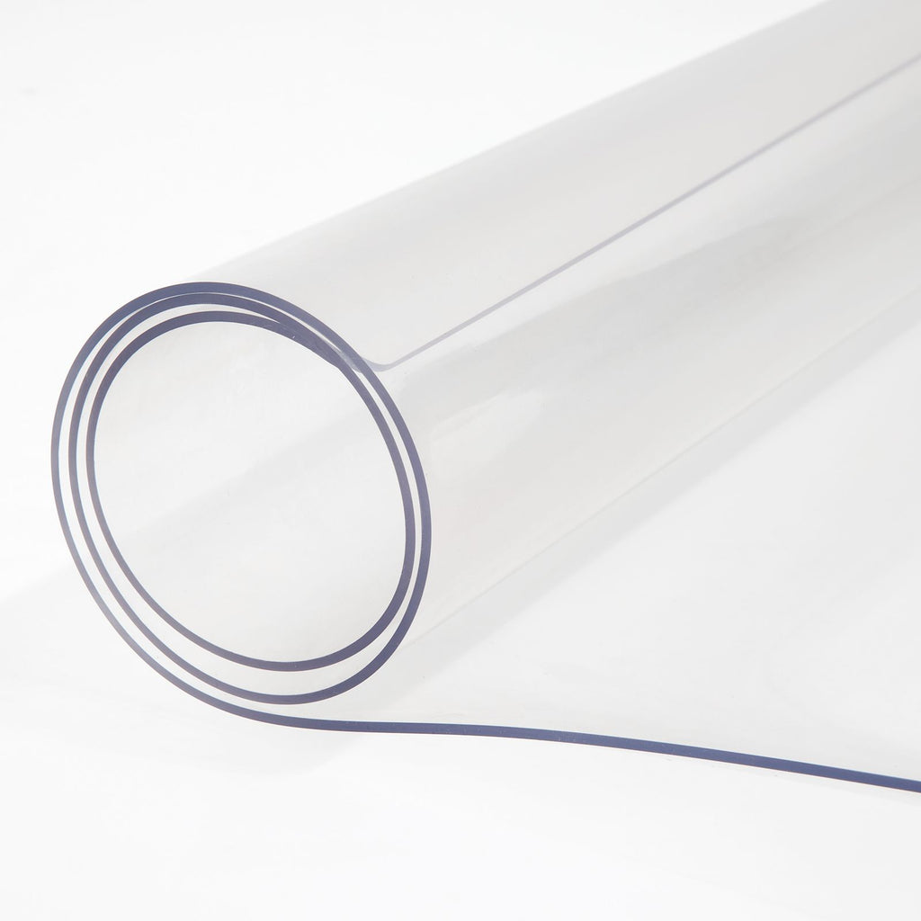Plastic Table Cover, 42"x80"x0.08", Transparent PVC Table Protector, Rectangle Clear Desk Mat, Water Oil Proof Table Cover for Dining Table Coffer Table Kitchen Worktable Dresser Cabinet, etc.