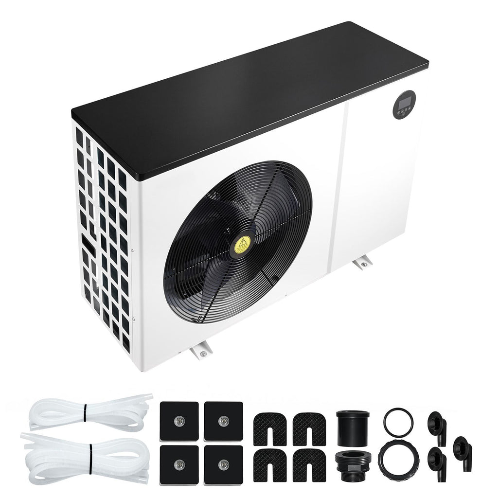 Pool Heat Pump Max 70730 BTU, Electric Pool Heater for Above & In-Ground Up to 19812 Gallons, All-DC Inverter Technology, WiFi & App Remote Control, Multiple Protection for Swimming Party