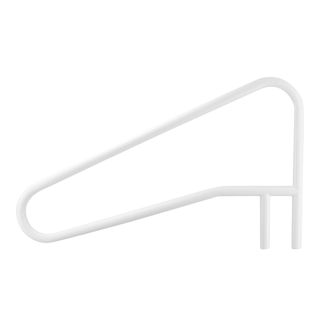 Pool Rail, 54 x 32 inch Pool Handrail, 220 lbs Load Capacity Heavy Duty Stainless Steel Swimming Handrail, Seamless Welding, Recessed or Base Mount, for Poolside, Water Parks, Spa Centers