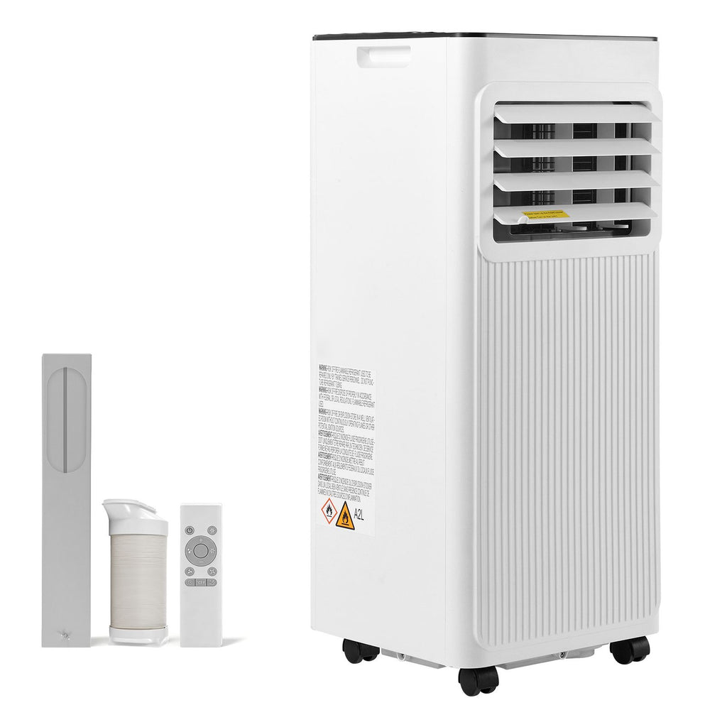 Portable Air Conditioner, 10000 BTU ASHRAE (6000 BTU SACC) 3-in-1 Standing Cooling Ac Unit, with LED Touch Panel & Remote Control, 24h Timer, Cooling, Dehumidifier, Fan for Room Indoor, White
